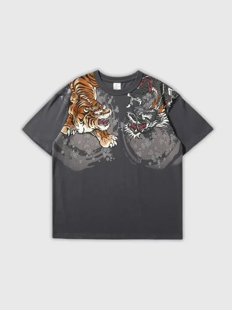 Japon style Tshirt Broderie Japonaise ‘kadoma’ t-shirt brodé
