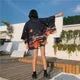 Esprit du Japon Veste style kimono lanternes Ōbon imprimée