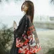 Esprit du Japon Hinari veste kimono sanctuaire noir