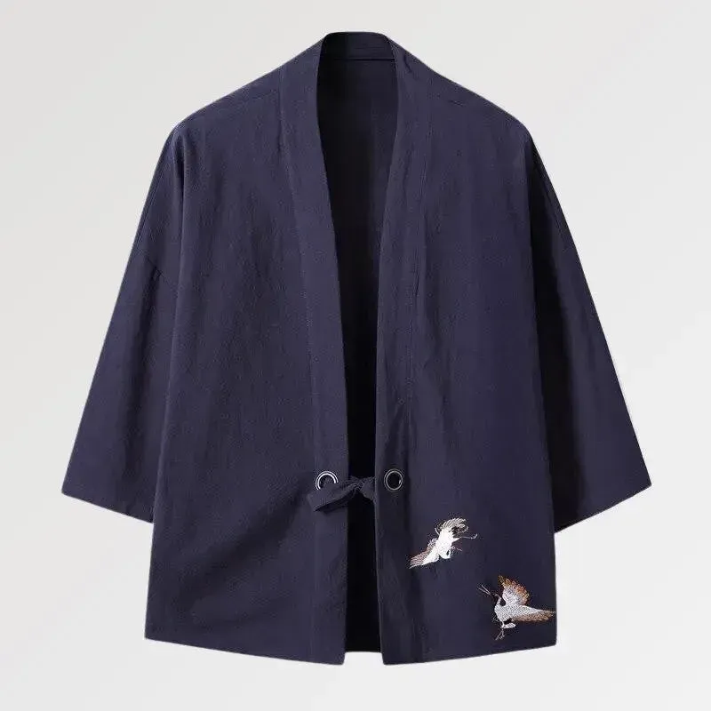 Japon style Kogino veste kimono homme coupe ample