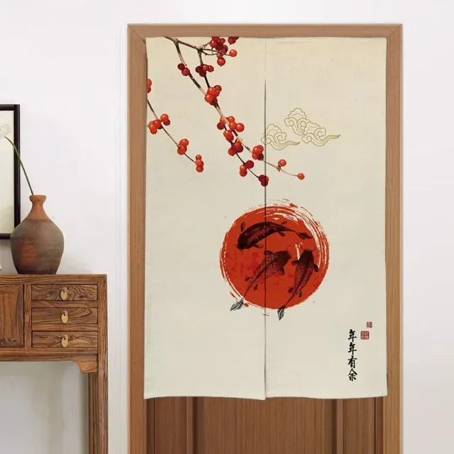 Japon style panneau japonais rideau motif zen