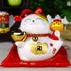 Esprit du Japon Maneki Neko tirelire céramique 13 cm