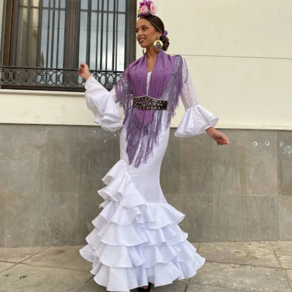 VIVA LA FERIA Tarantos jupe flamenca femme