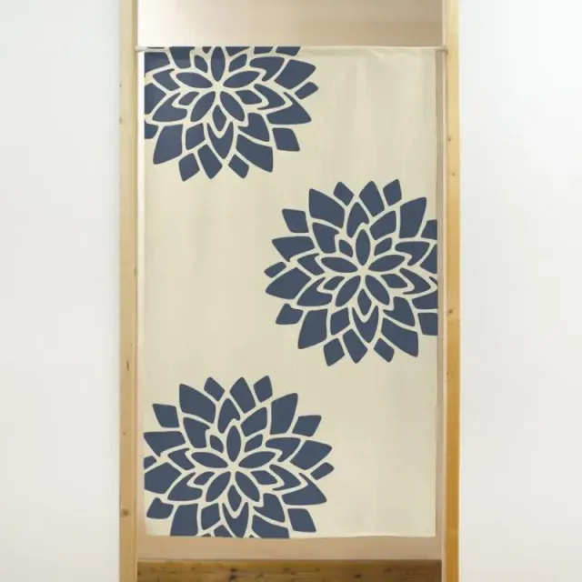 Japon style Fleur Lotus noren motif lotus