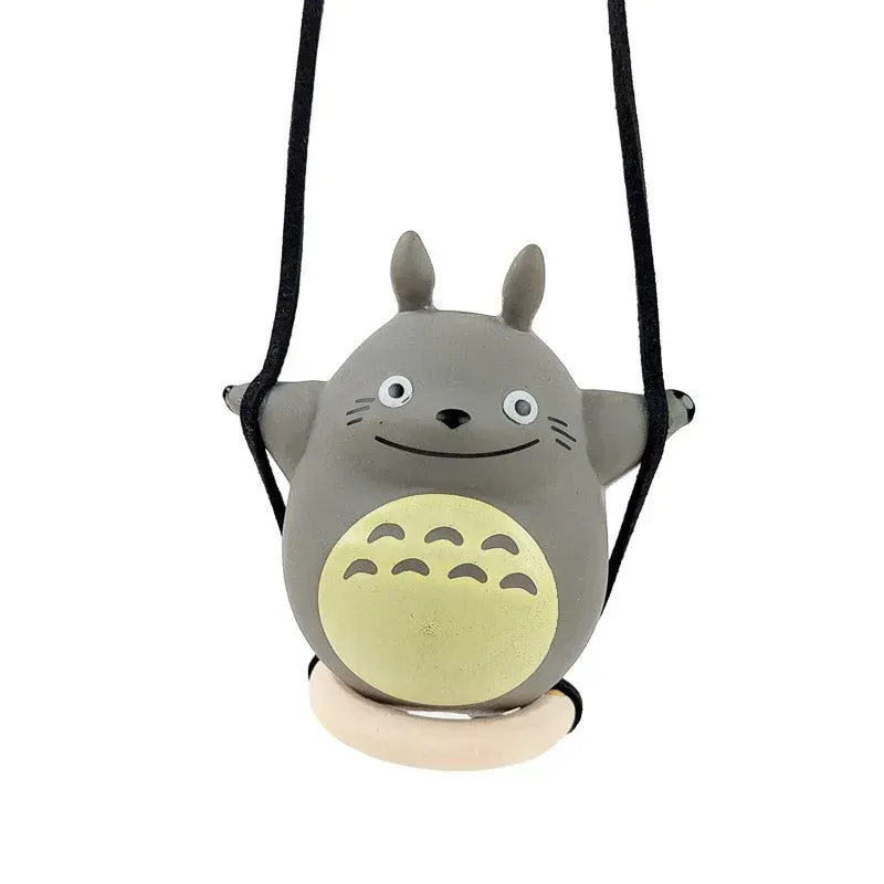 Japon style Totoro Balançoire figurine déco artisanale