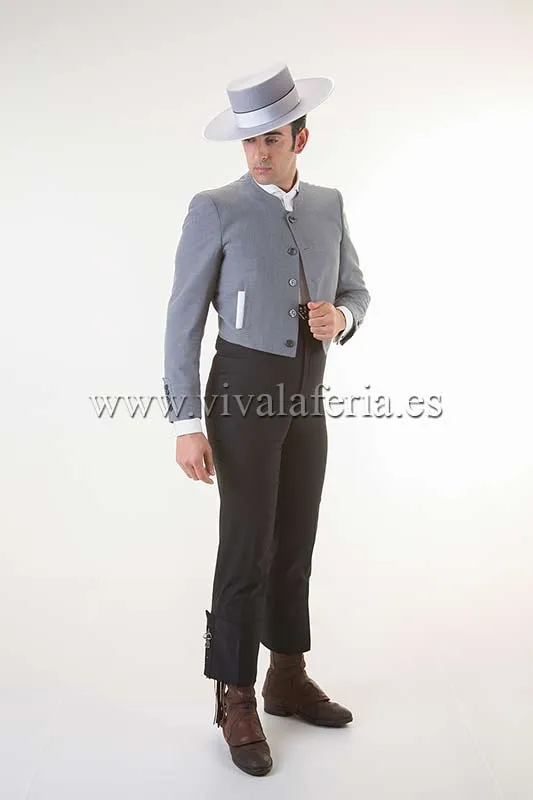 Viva La Feria Pantalon Campero Noir Élastique Caireles homme
