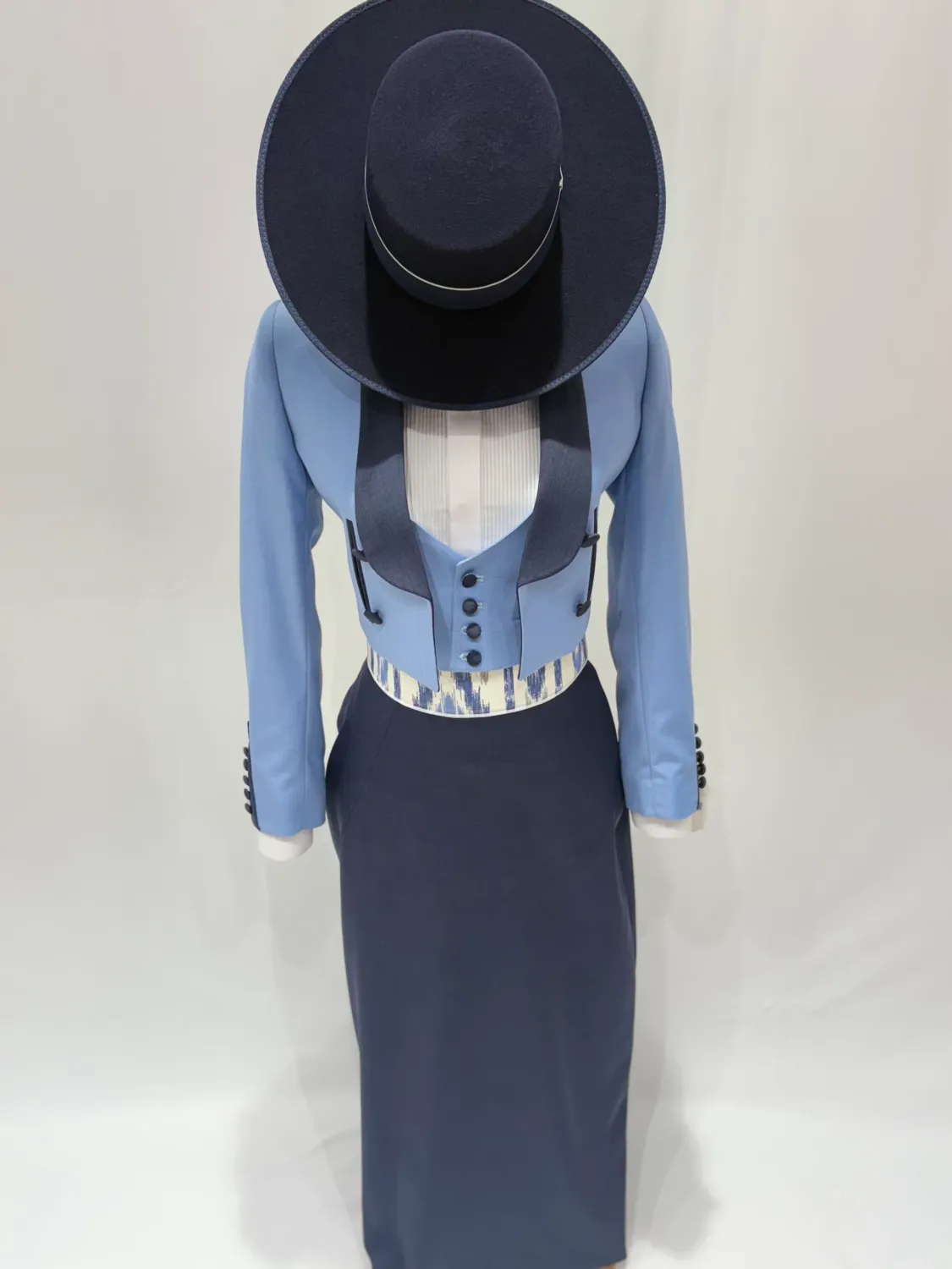 VIVA LA FERIA Macarena Ibiza costume amazone bleu marine