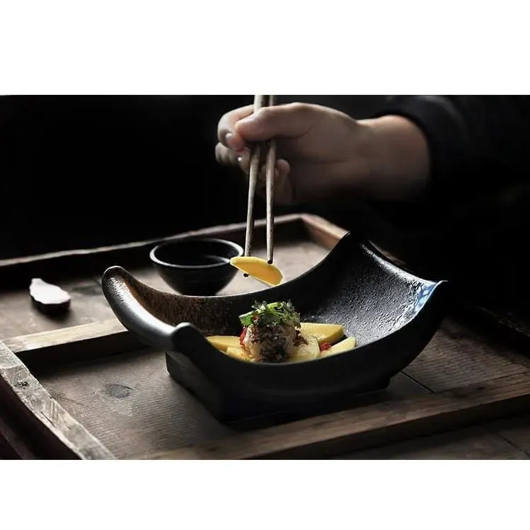 Japon style Sushi Dish Kira plat céramique sushi