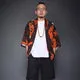 Esprit du Japon veste kimono rouge Ukiyo homme ample