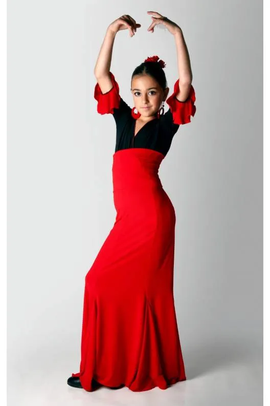 VIVA LA FERIA-MODA FLAMENCA Ogalla jupe flamenco godets