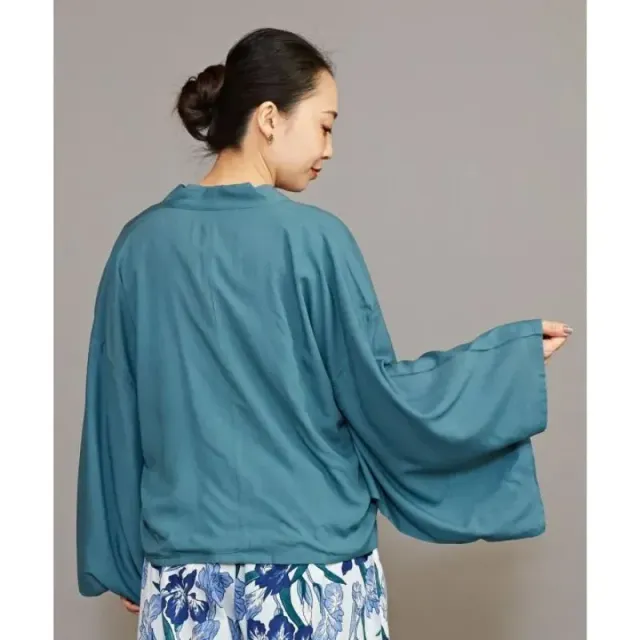 Japon style veste kimono femme courte tissu fluide