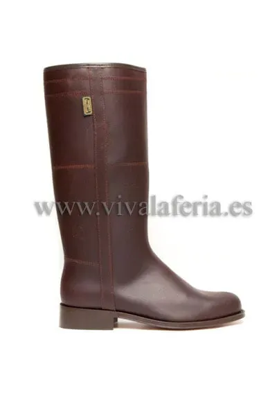 VIVA LA FERIA Bota campera botte camarguaise en cuir