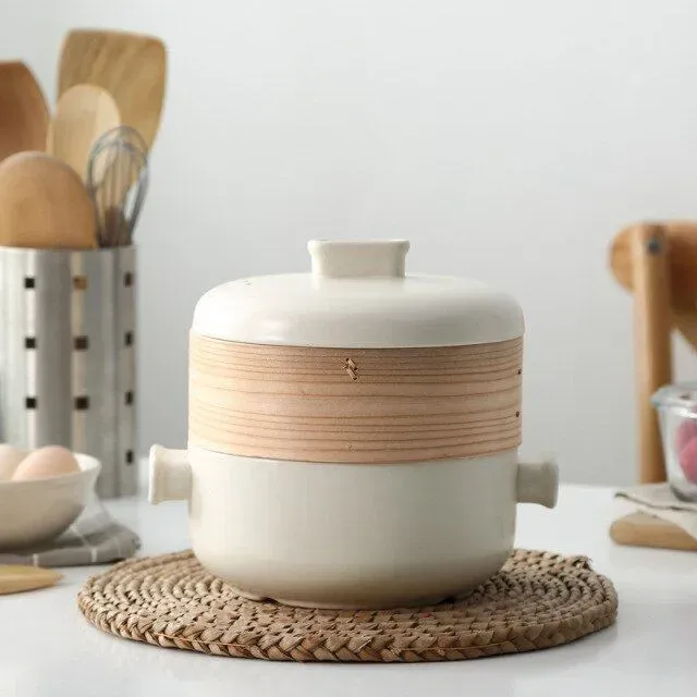 Japon style Enryaku-ji casserole céramique vapeur