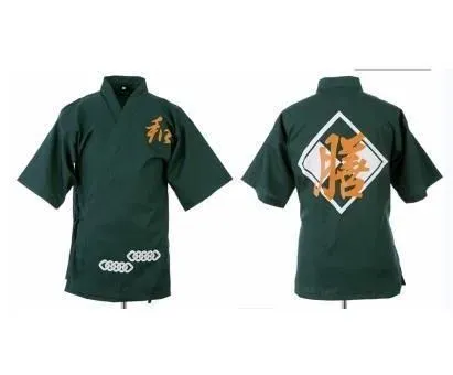 Japon style Otoko veste de chef japonaise coton