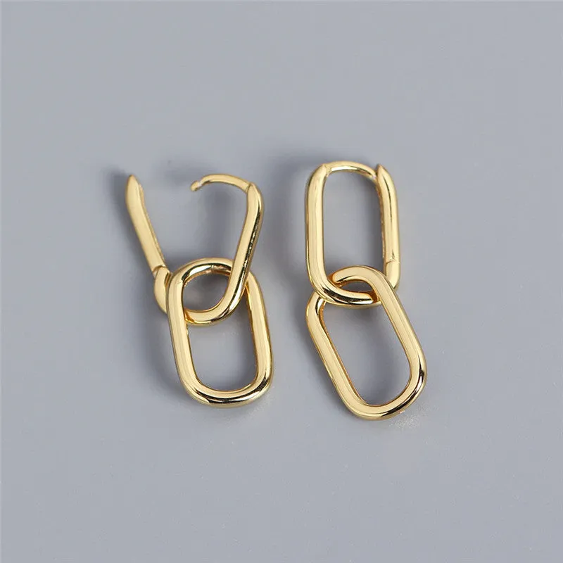 Esprit du Japon Boucles d'oreilles géométriques japonaises