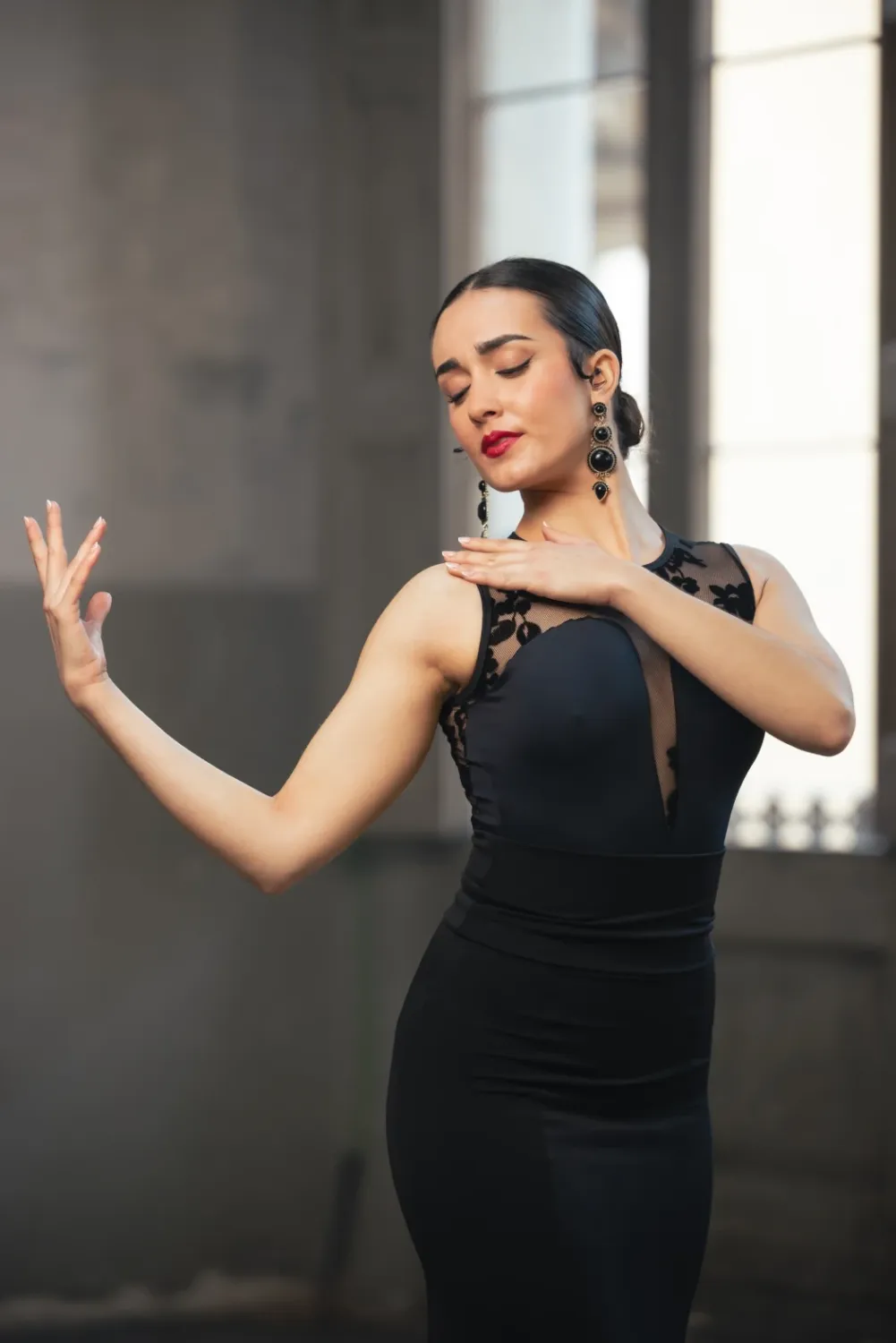 Viva la Feria Ornato justaucorps flamenco dos goutte