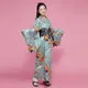 Esprit du Japon yukata femme geisha coton vert d'eau + obi