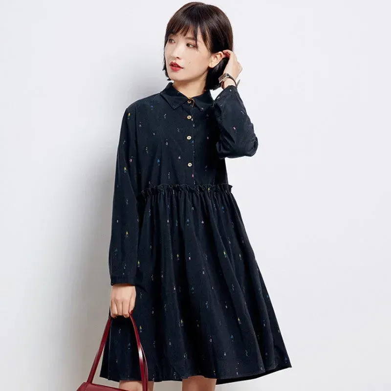 Japon Style Mijikai Robe Japonaise Courte à Motifs