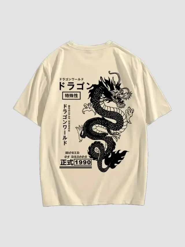 Japon style Dragon Japonais t-shirt
