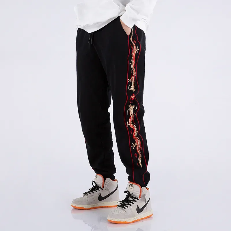 Japon style yy X Drake jogging brodé motif japonais