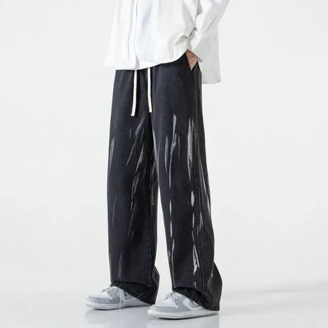 Japon style Toshiko jean wide leg coupe large