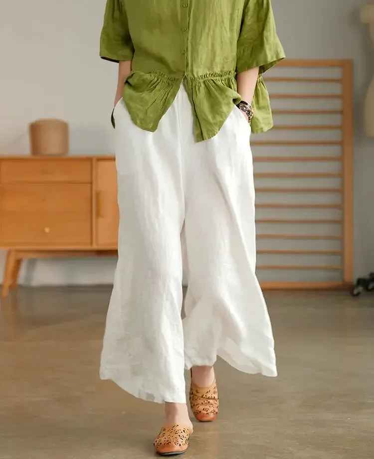 Japon style pantalon japonais ample femme