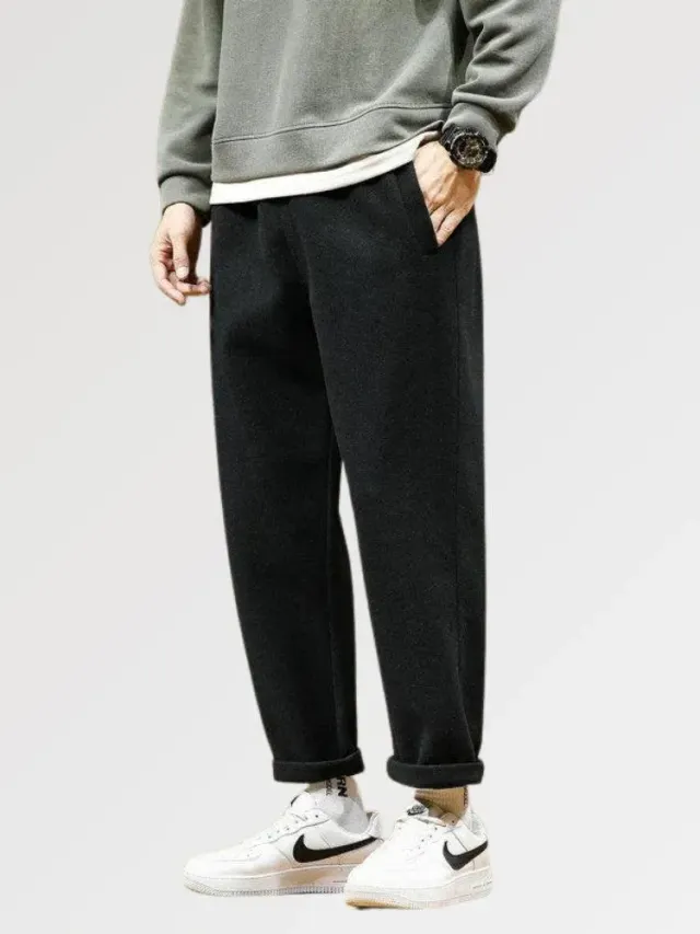Japon style Furisu pantalon en laine homme hiver