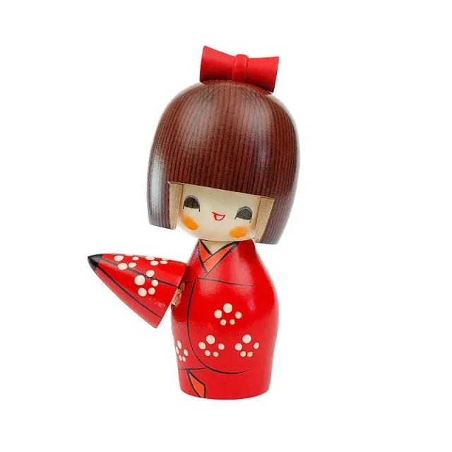 Japon style Ombrelle poupée kokeshi artisanale