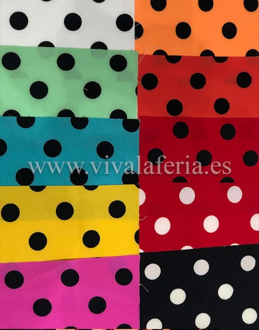 Viva La Feria Lora robe flamenca jaune à pois