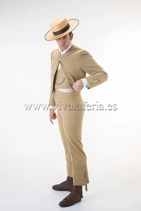 Viva La Feria costume campero carreaux lycra