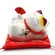 Esprit du Japon tirelire maneki neko couché céramique