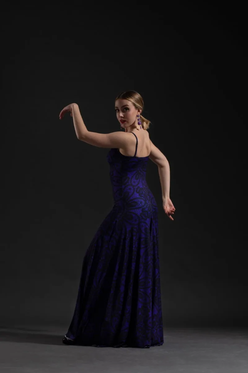Viva La Feria Rus robe danse flamenco noire