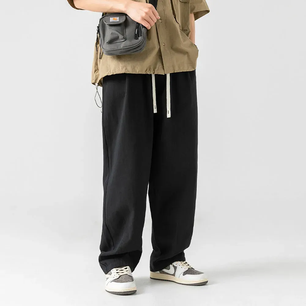 Japon style Ryozo Pantalon Confort Japonais en Coton