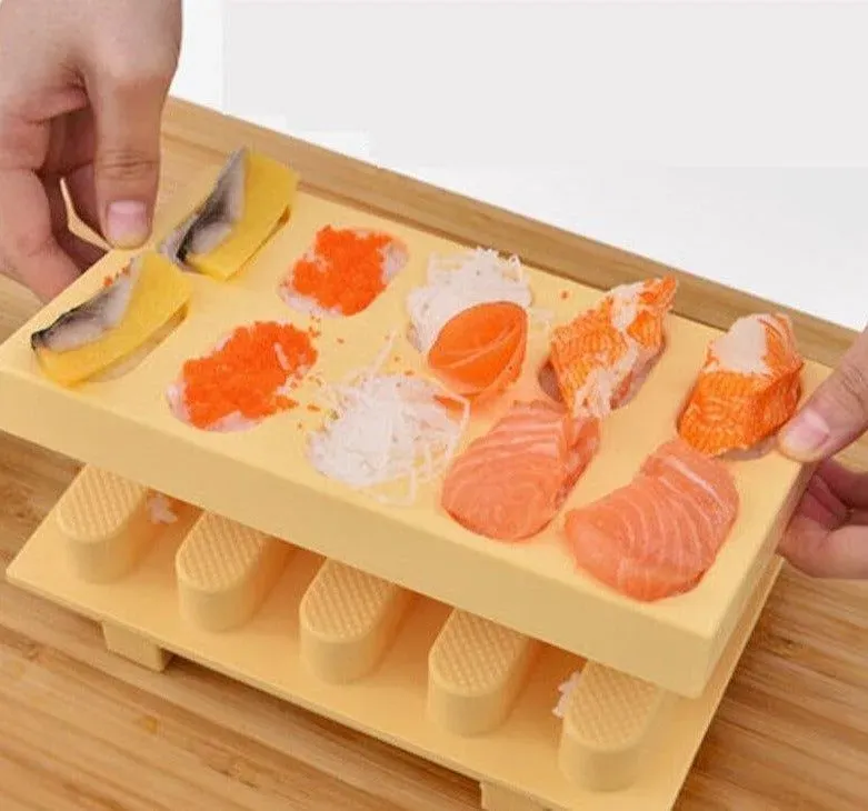 Japon style Nigiri Mold Pack moule à sushi 8 nigiris plastique