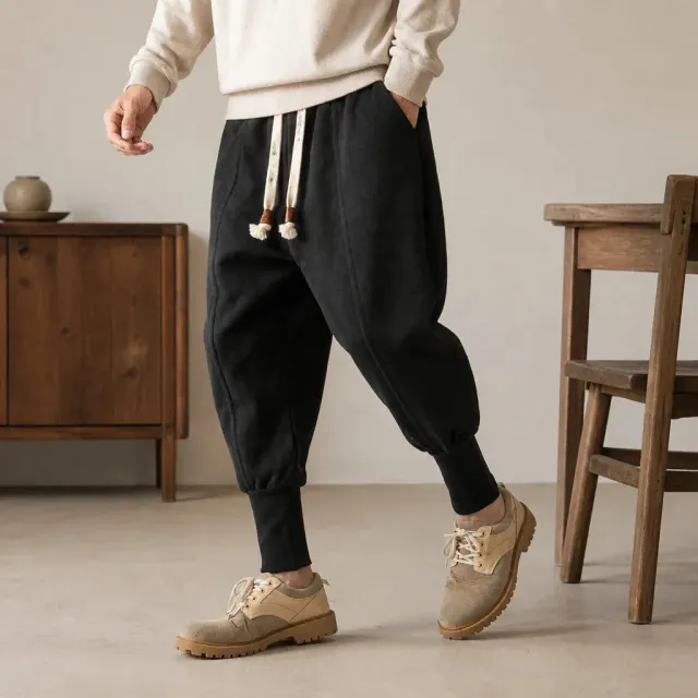 Esprit du Japon pantalon nikka molletonné hiver coton