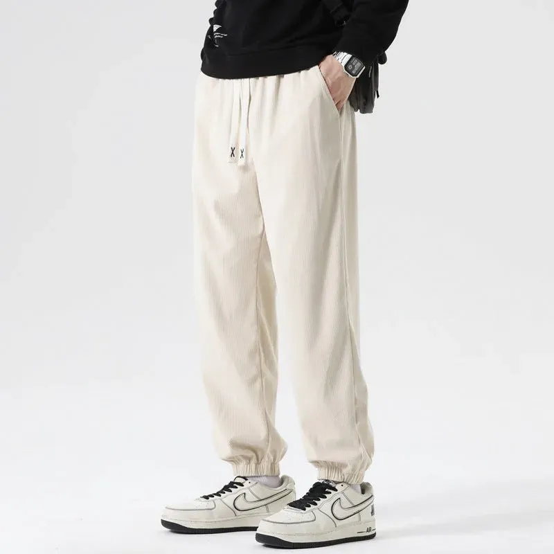 Japon style Ryohei Pantalon En Velours Côtelé pantalon