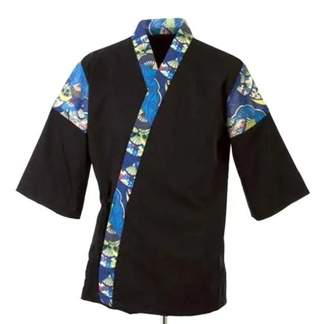 Japon style Ikeda veste de chef coton
