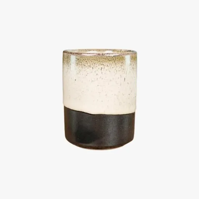 Japon style Yunomi tasse à thé japonaise faïence bicolore