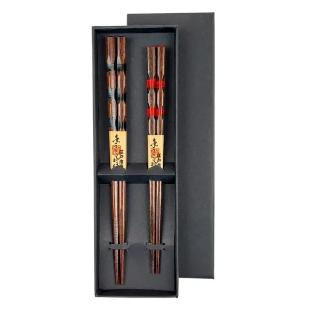 Japon style Duo Baguettes Japonaises Bois baguettes de table