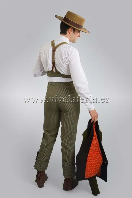 Viva la Feria pantalon campero homme taille haute