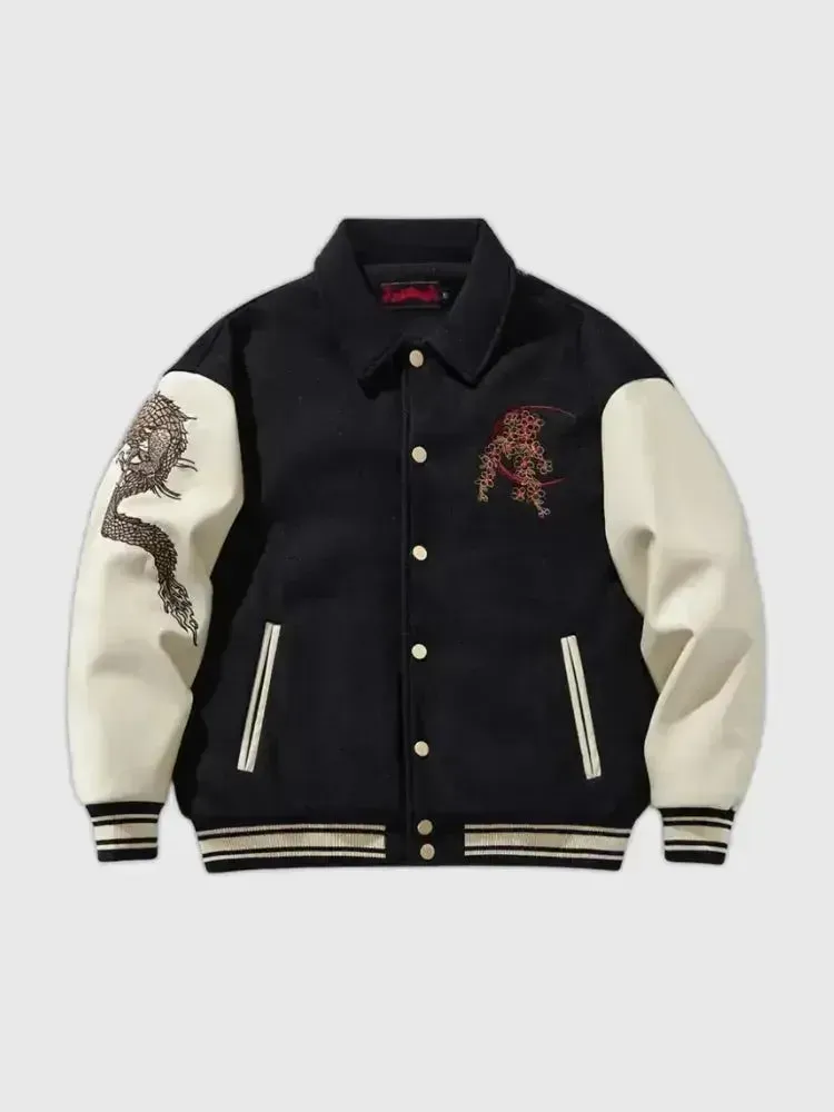Japon style Ryu No Kokyu bomber sukajan dragon