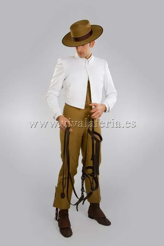 Viva La Feria Campera veste andalouse blanche coton