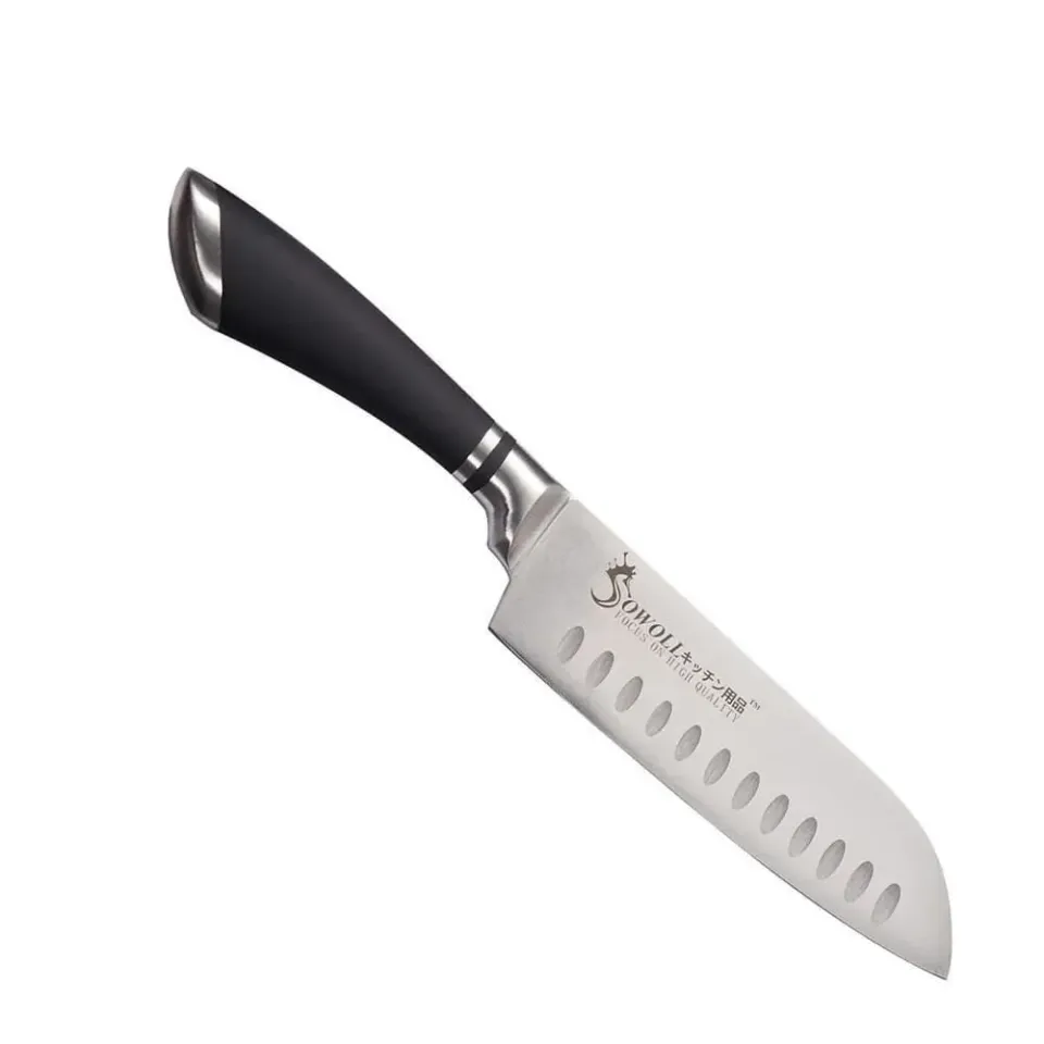 Japon style Eniwa couteau japonais Santoku polyvalent