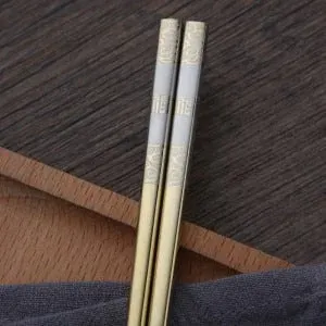 Japon style baguettes japonaises luxe rose gold