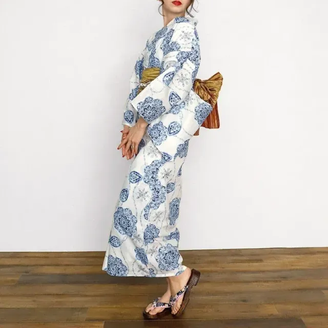Japon style kimono Fuyu femme coton