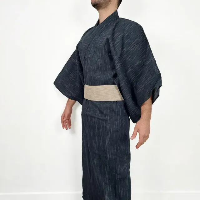 Japon style Yukata Homme Traditionnel kimono coton