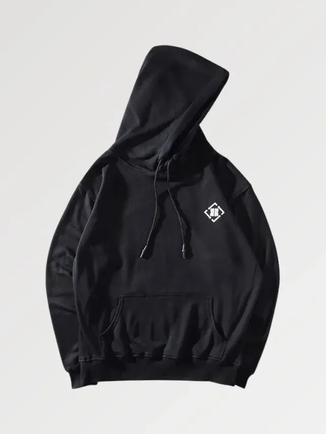 Japon style Sweat Iko capuche écriture japonaise coton