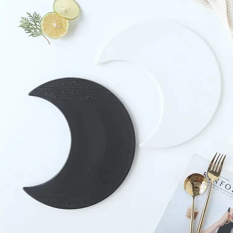 Japon style Kaede assiette lune céramique