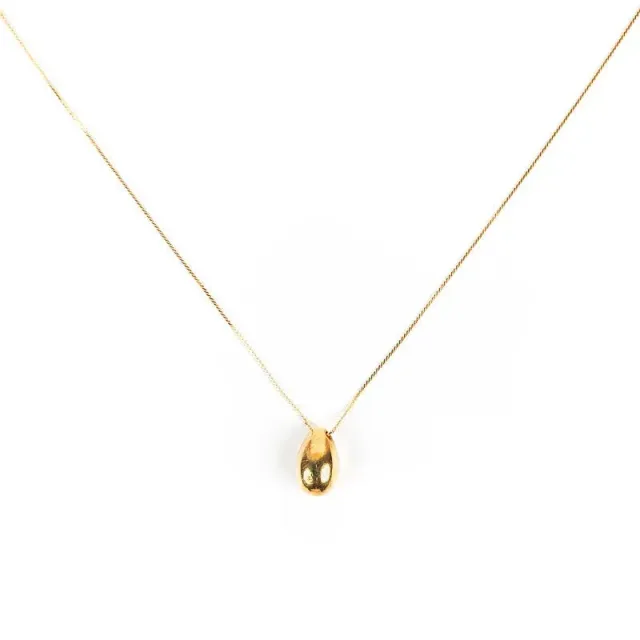 Japon Style Goutte Dorée Collier Japonais Plaqué Or