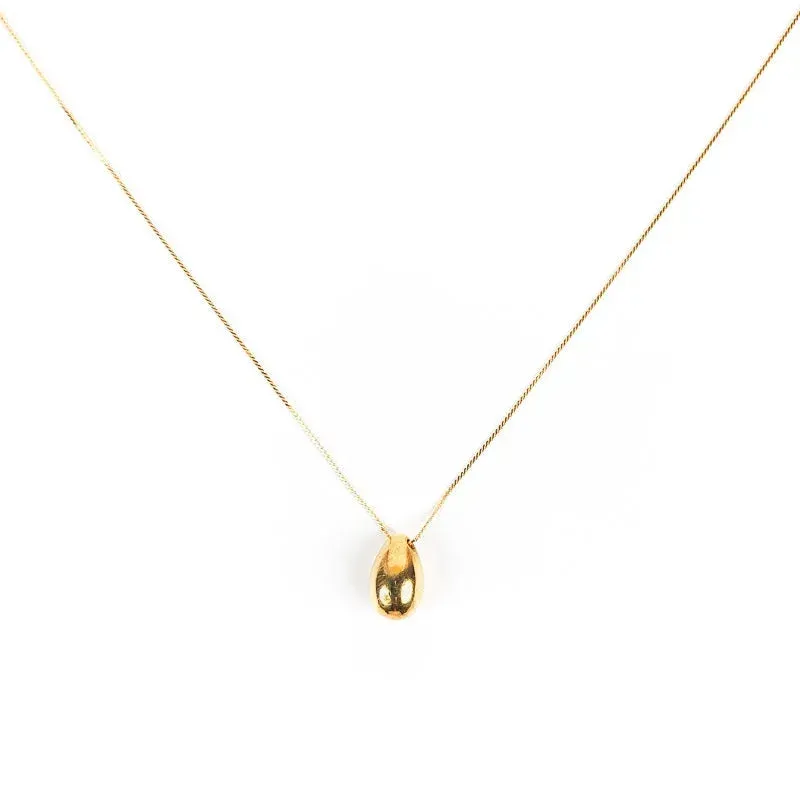 Japon Style Goutte Dorée Collier Japonais Plaqué Or